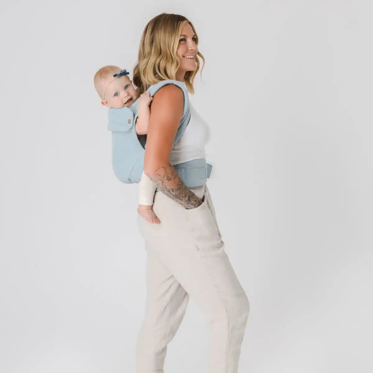 Porte - bébé Twinie. - Denim - Twinie FR